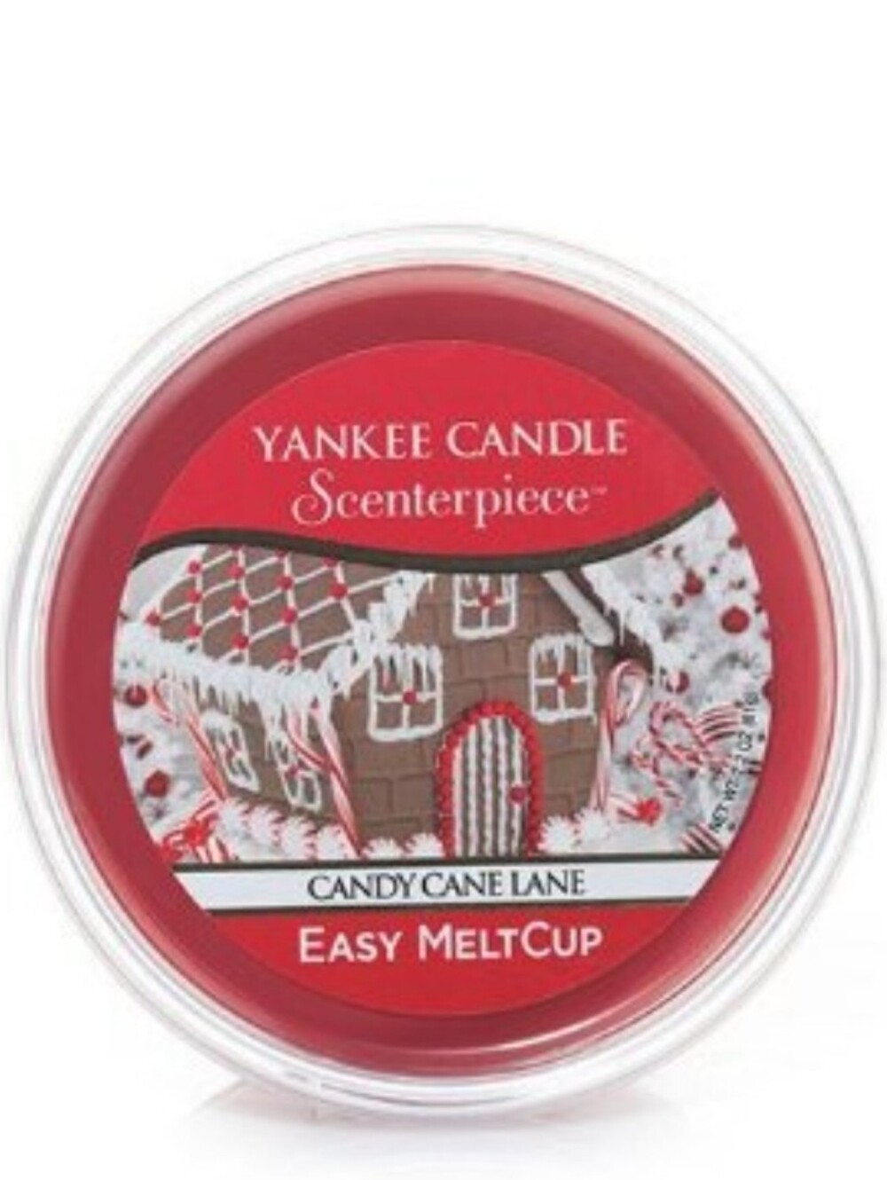 Yankee Candle Candy Cane Lane Red Scenterpiece Easy MeltCup